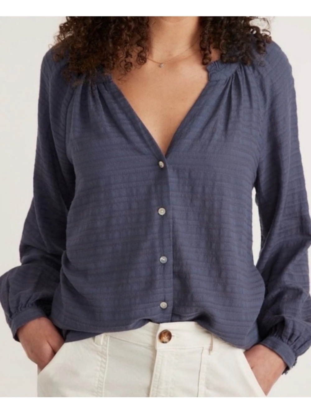 Marine Layer Nixi Blouse EUC